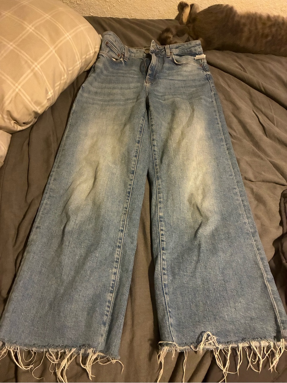 Zara Light Blue High-Rise Denim Jeans